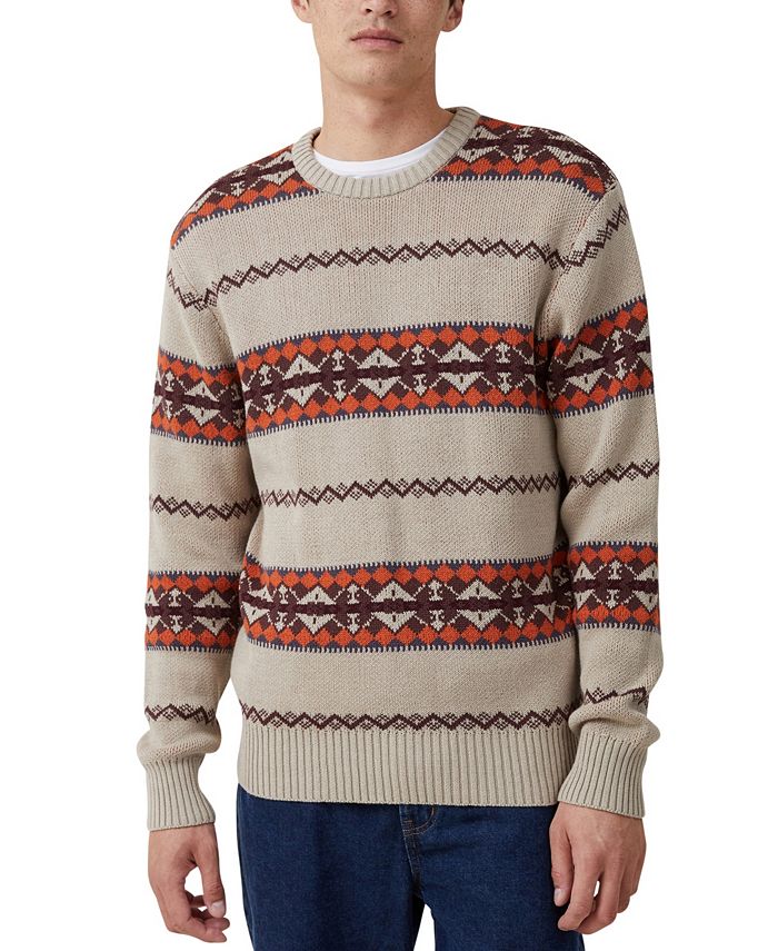 COTTON ON Men's Woodland Knit Sweater - Macy's