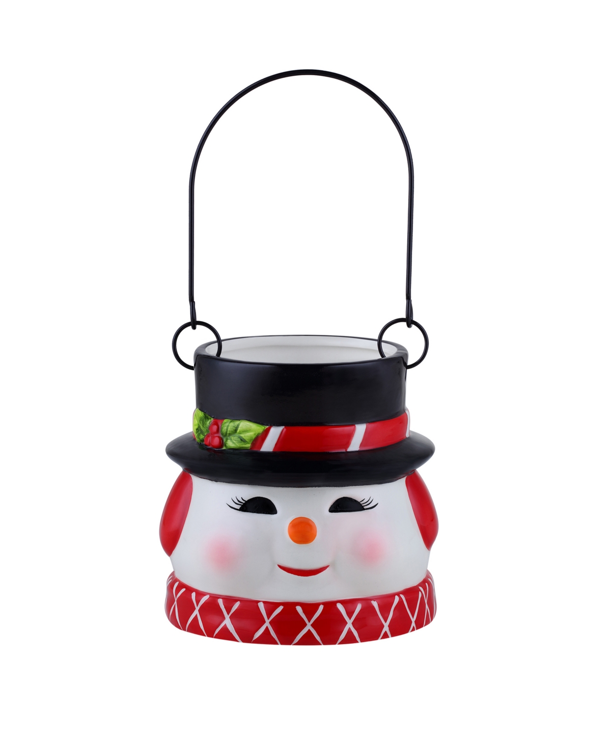 Nostalgic Ceramic Container Snowman