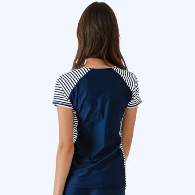 Women's Loose Fit Short Sleeve UPF 50+ Adele Swim Top