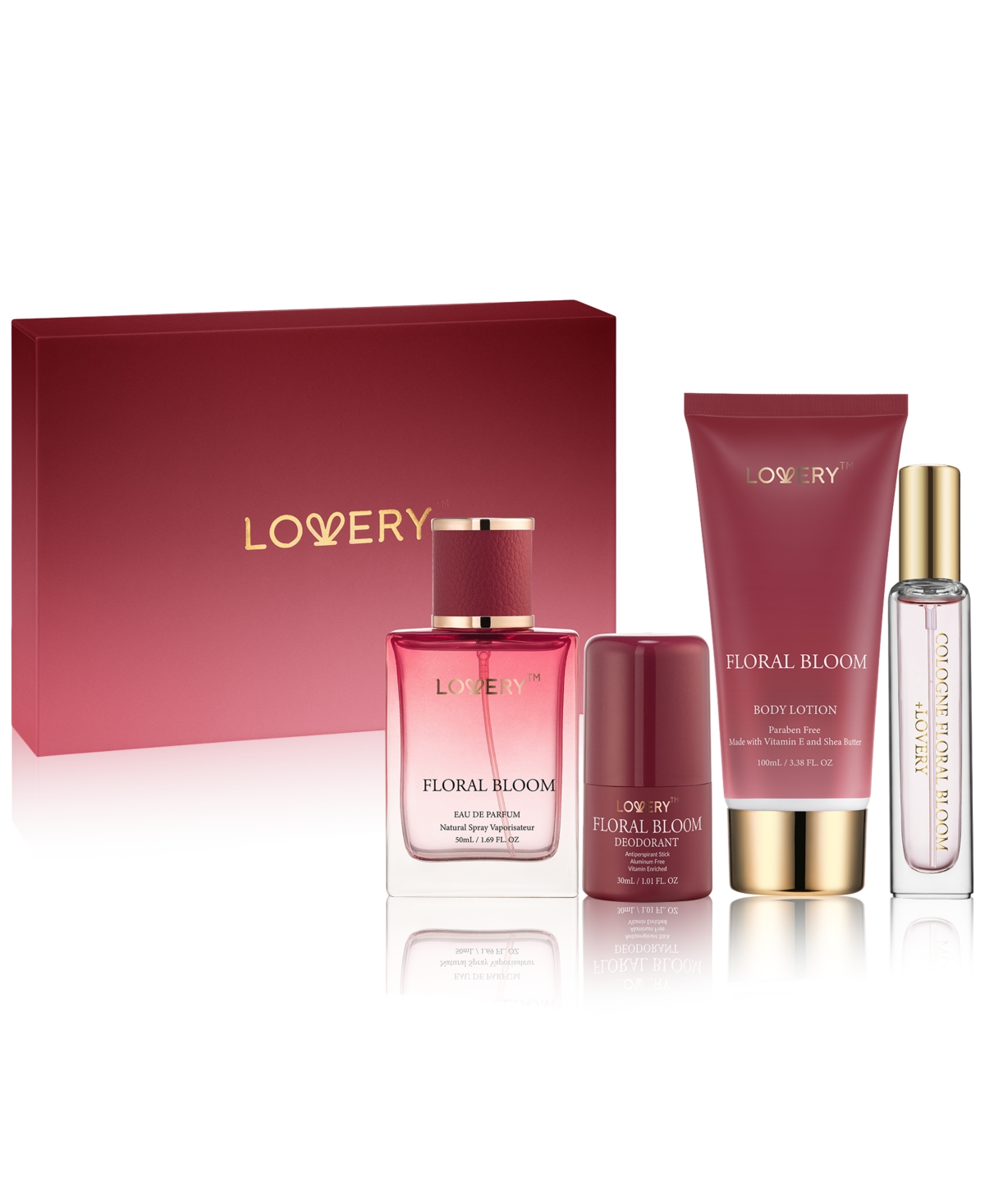 Lovery 4-pc. Floral Bloom Eau De Parfum Gift Set In No Color