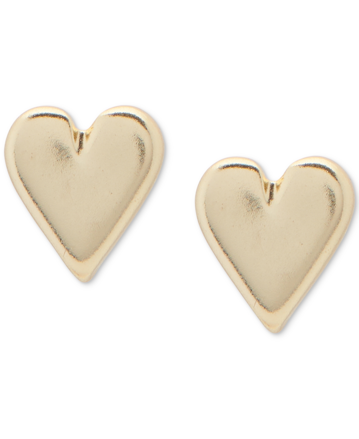 Shop Lucky Brand Gold-tone Mauve Enamel Hoop Earrings Set