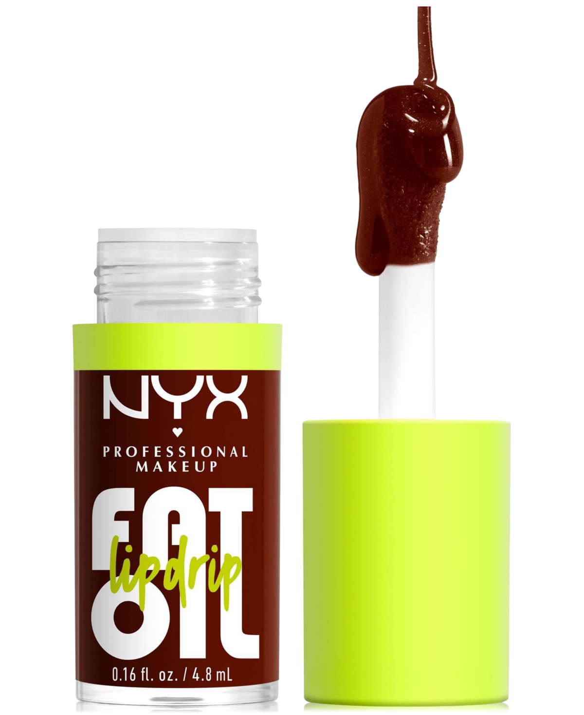 Nyx Professional Makeup Fat Oil Lip Drip, oz. -(dark brown)