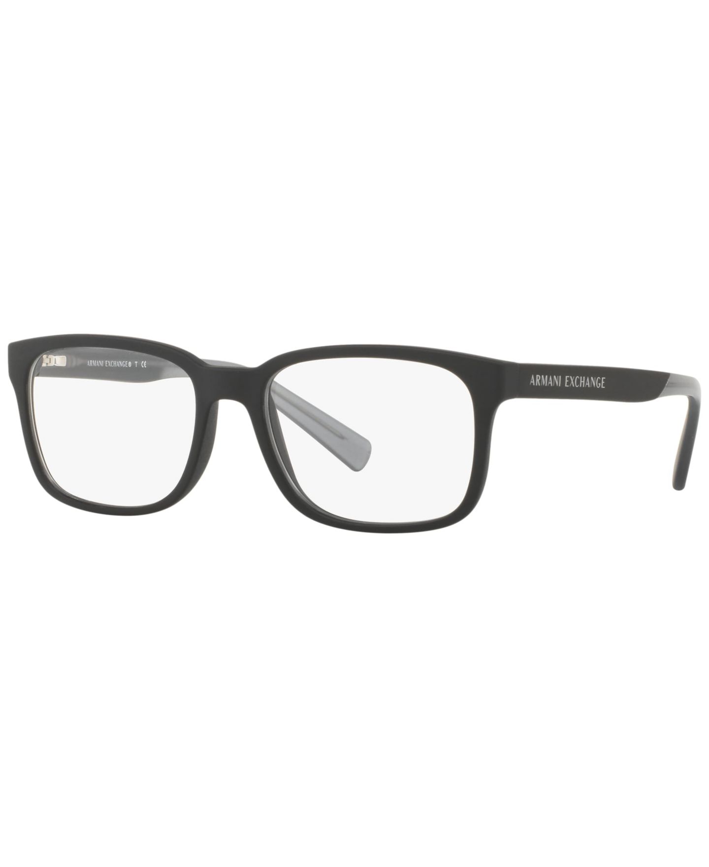 Мужские очки A|X Armani Exchange Armani Exchange Man Square Plastic AX3029 Eyeglasses, цвет: Матовый чёрный — фото 1