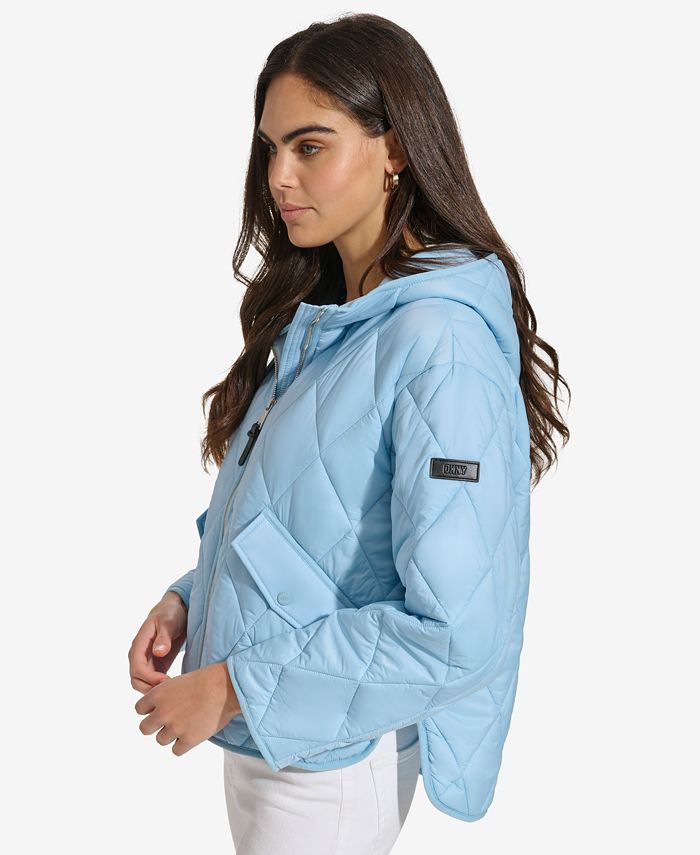 Cropped Windbreaker Jacket Pink Glo 4 Luxe Nwt