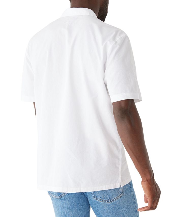 Frank And Oak Men's Solid-Color Short-Sleeve Camp Shirt - Macy's