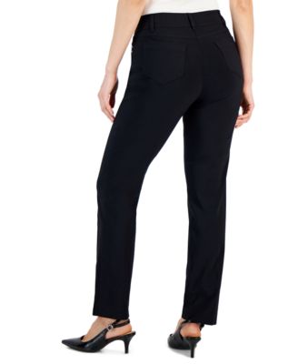 Women's Slim-Leg Curvy-Fit Pants, 2PS - 28W, Created for Macy's