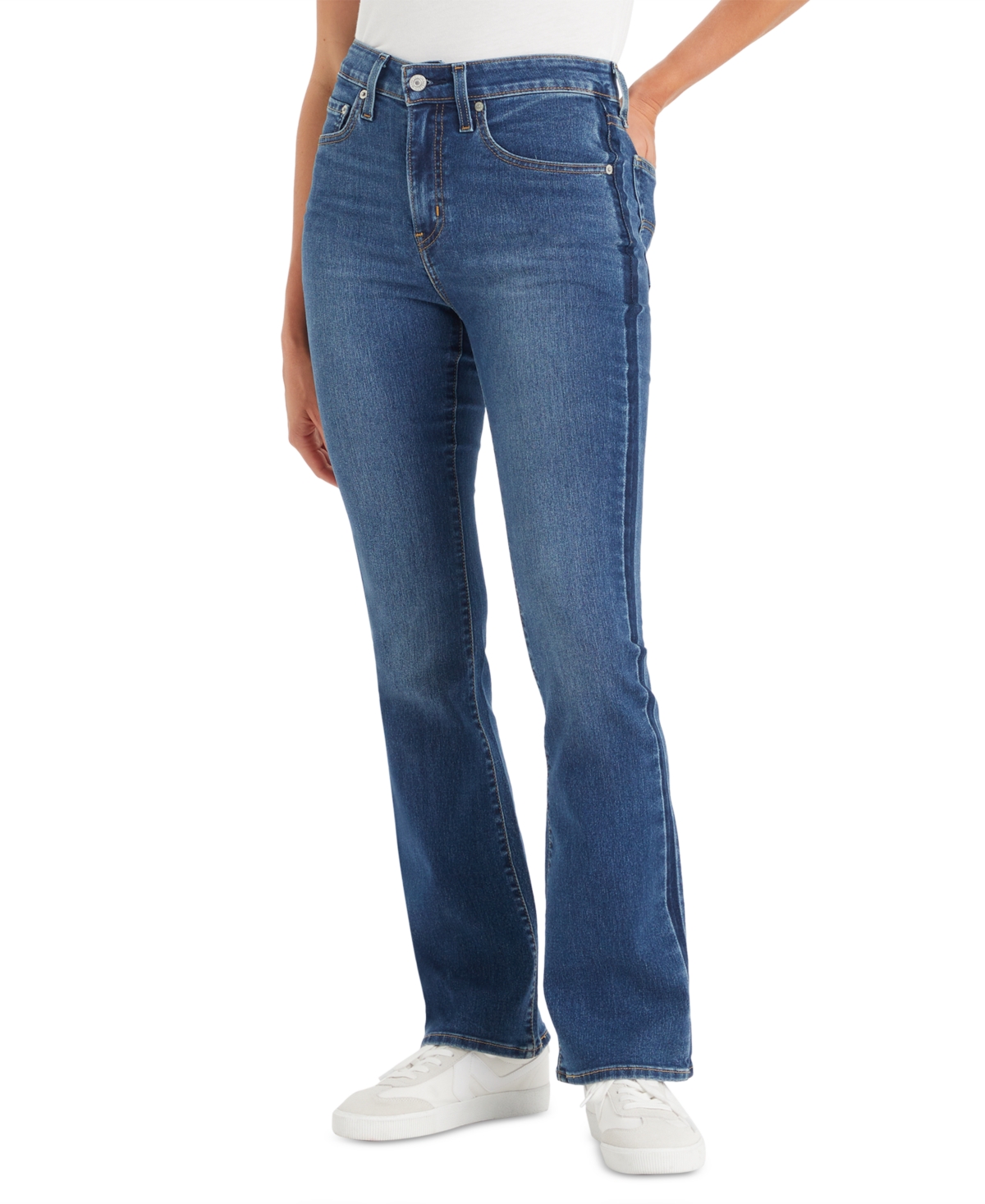 Levi's 725 High-waist Classic Stretch Bootcut Jeans In Did It Matter