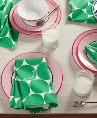 Joy Dot Cloth Napkins 4 Pack Set, 20" x 20"