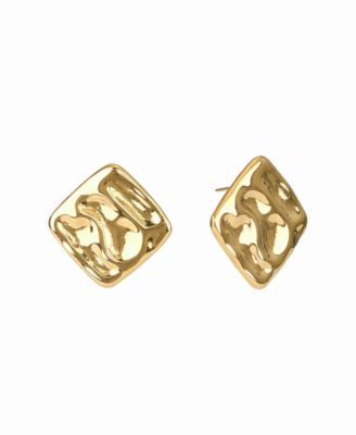 Heymaeve Stainless Steel 18K Gold Plated Classic Earrings - Gold