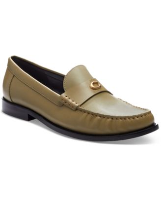 COACH - Women's Jolene Scultped "C" Tailored Moc Loafer Flats