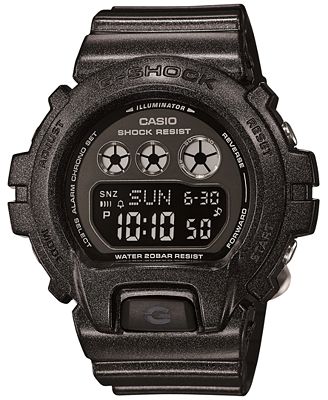 G-Shock Women's Digital Black Resin Strap Watch 49x46mm GMDS6900SM-1 - Watches - Jewelry