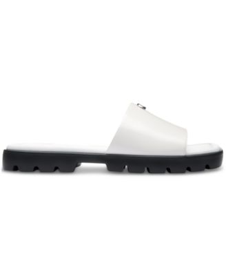 Women's Florence "C" Lug-Sole Slip-On Slide Flat Sandals