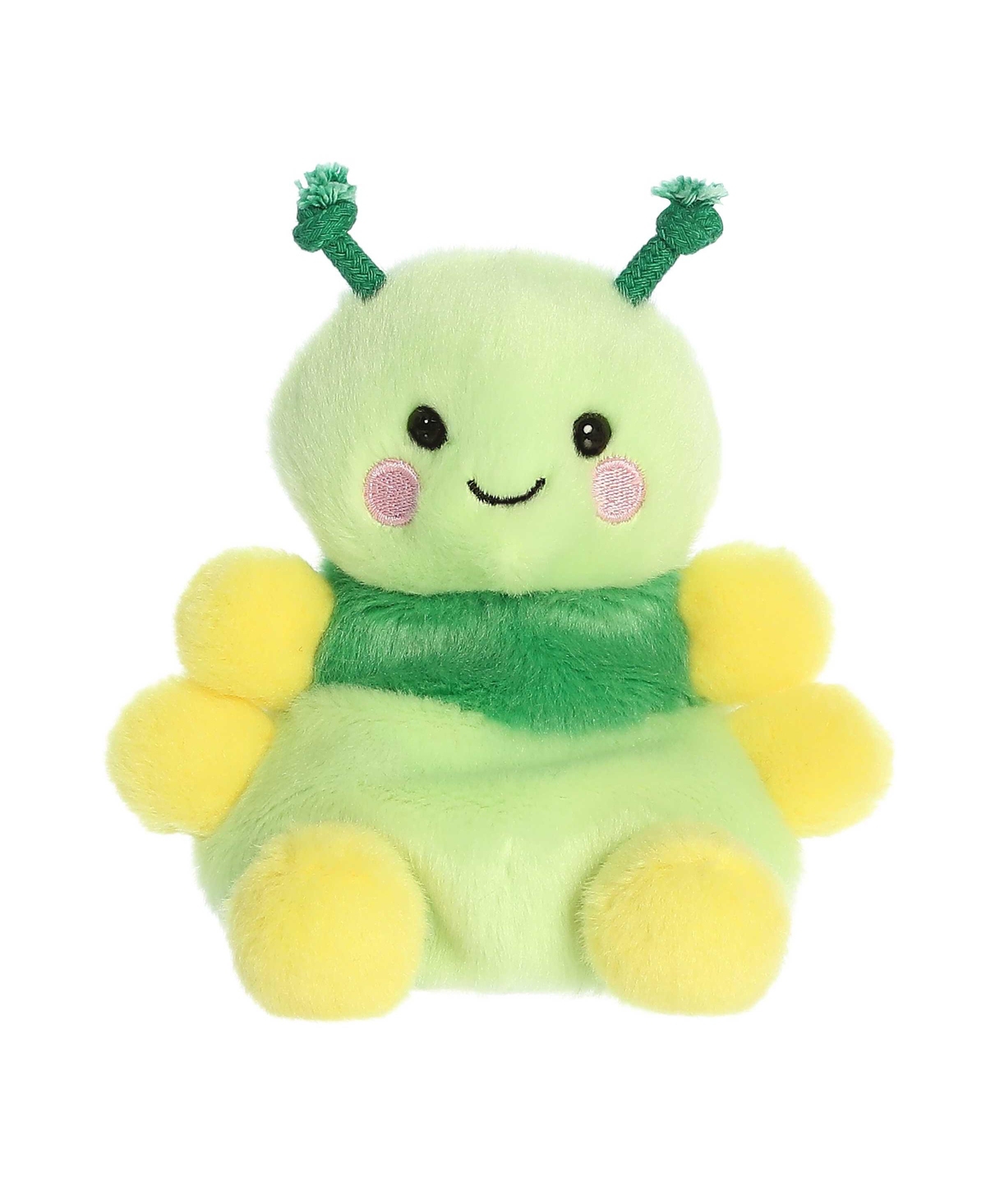 Aurora Kids' Mini Ivy Caterpillar Palm Pals Adorable Plush Toy Green 5"