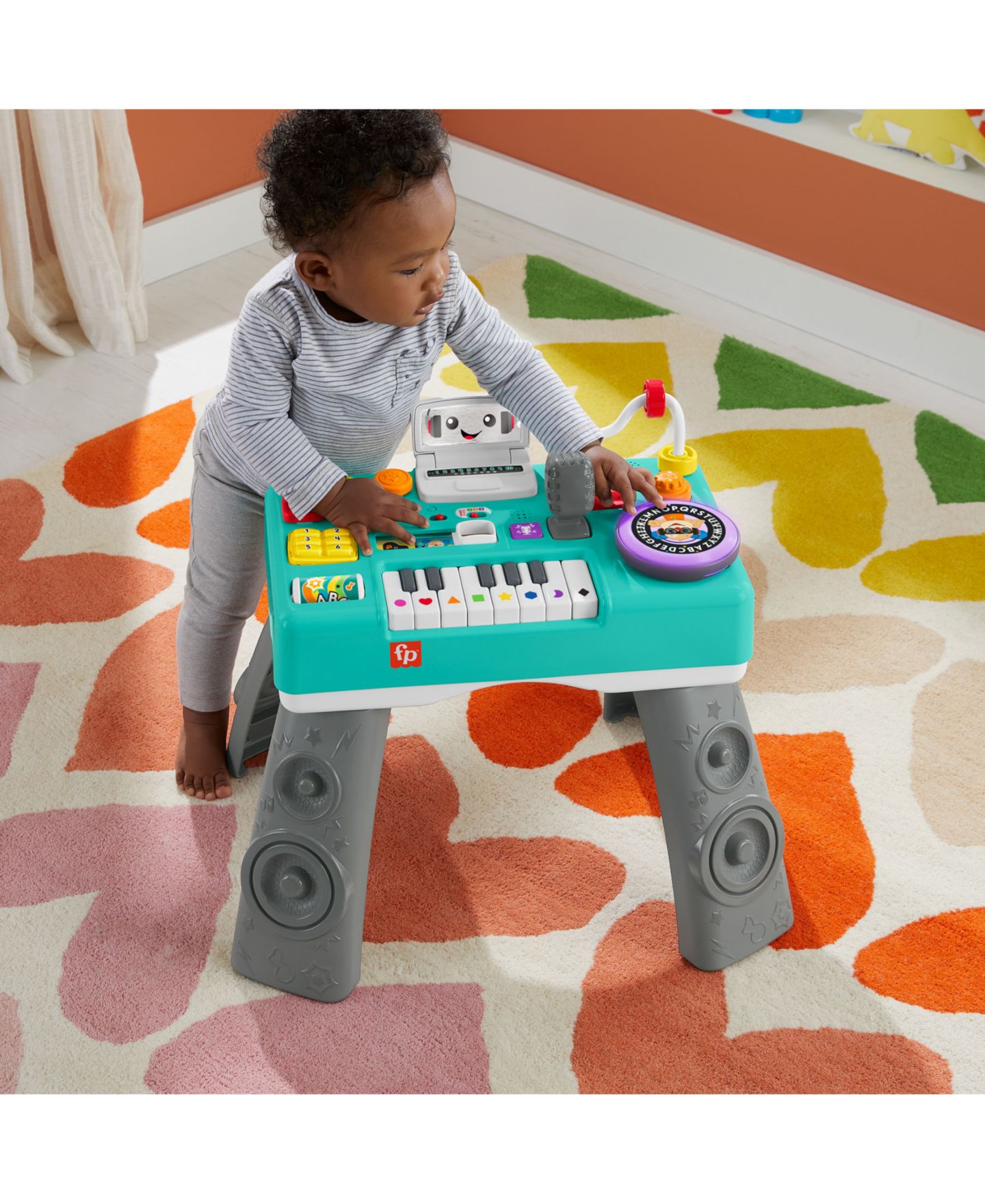 Детская игрушка Fisher Price Laugh & Learn Mix & Learn DJ Table — фото 3
