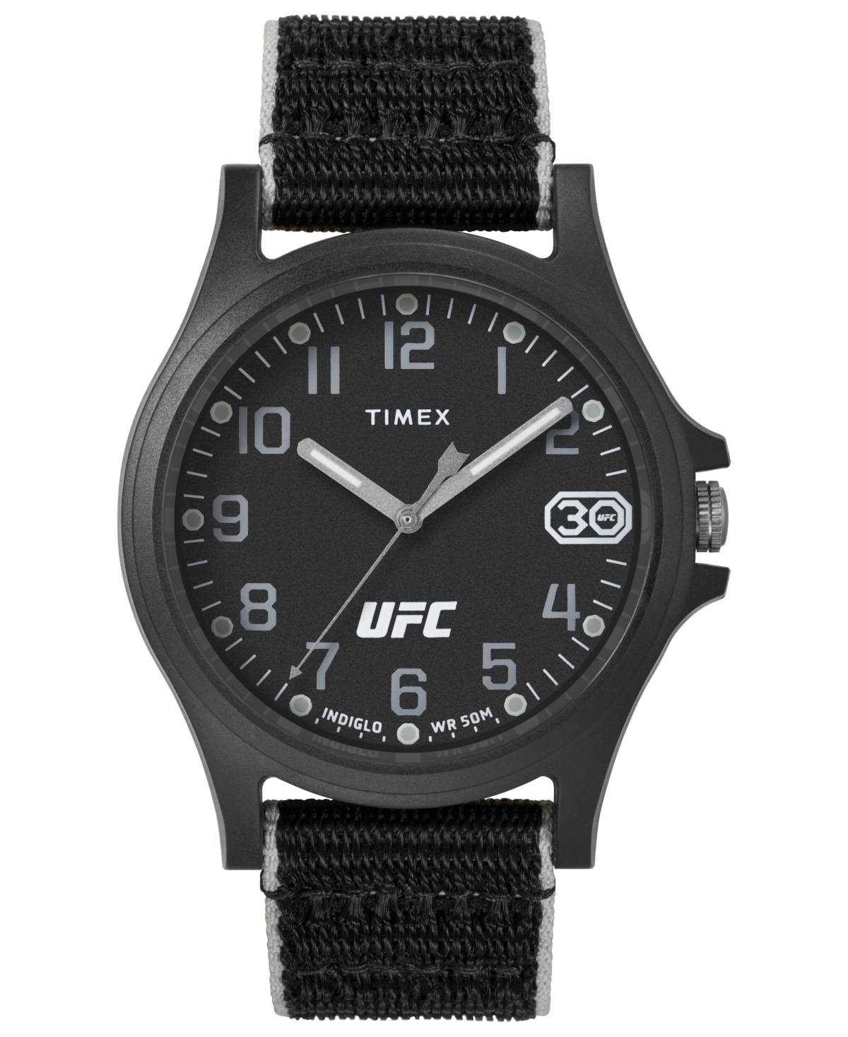 Ufc Men's Apex Analog Black Nylon Watch, 40mm - Black