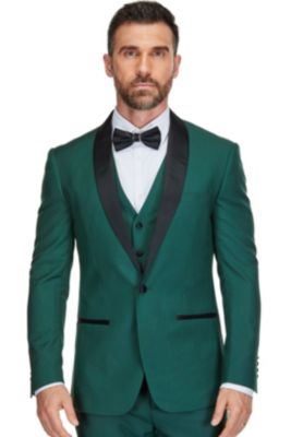 Men's 3-Piece Premium Shawl Lapel Slim Fit Tuxedo