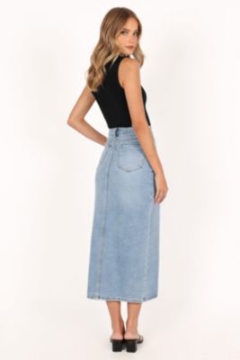 Dana Denim Midi Skirt