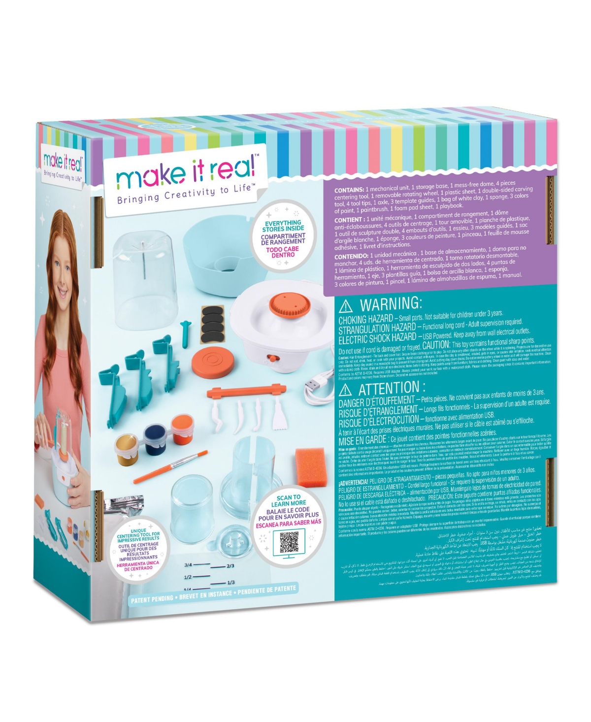 Shop Make It Real Mini Pottery Studio In Multi