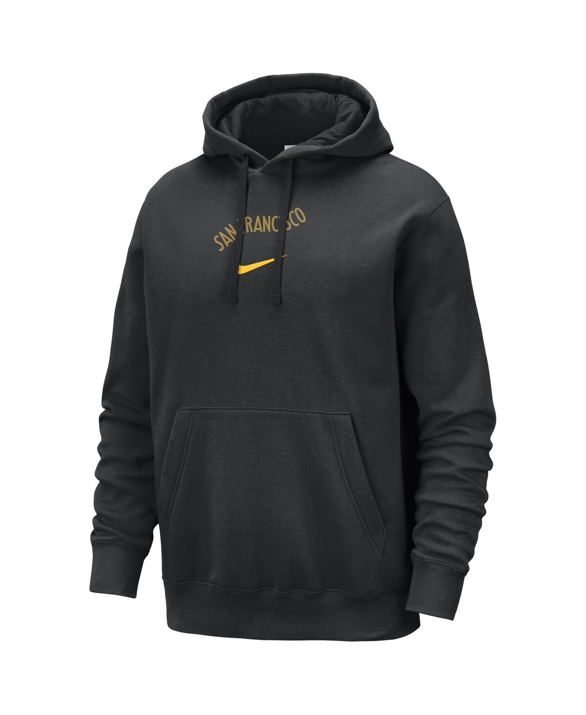 Shop Nike Men's  Black Golden State Warriors 2023/24 City Edition Essential Club Pullover Hoodie