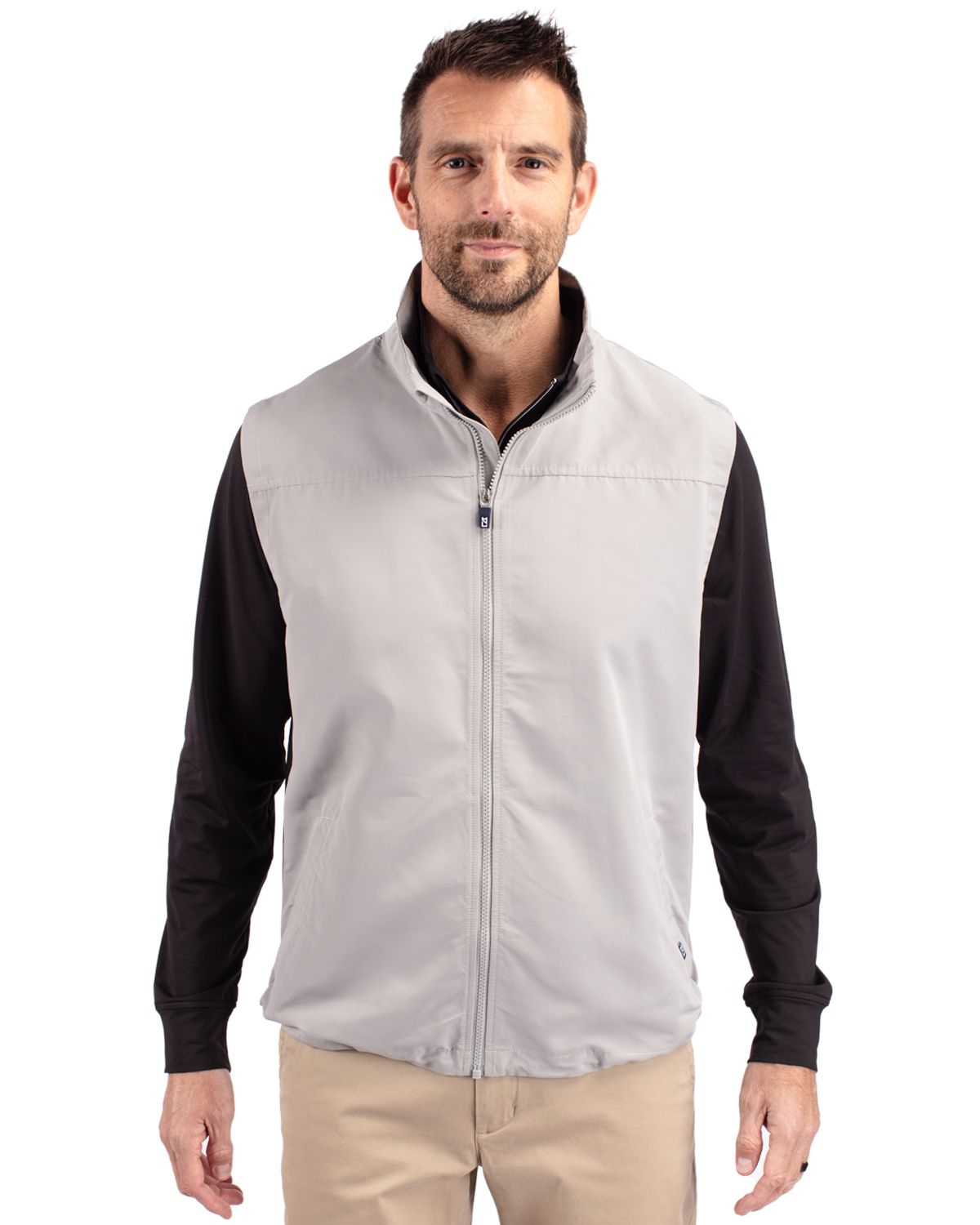 Charter Eco Recycled Mens Big & Tall Full-Zip Vest - Polished