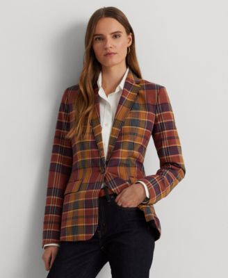 Lauren Ralph Lauren - Women's Cotton Madras Blazer