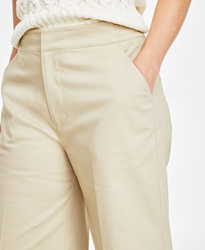 On 34th Women's Wide-Leg Chino Pants, Created for Macy's - Macy's
