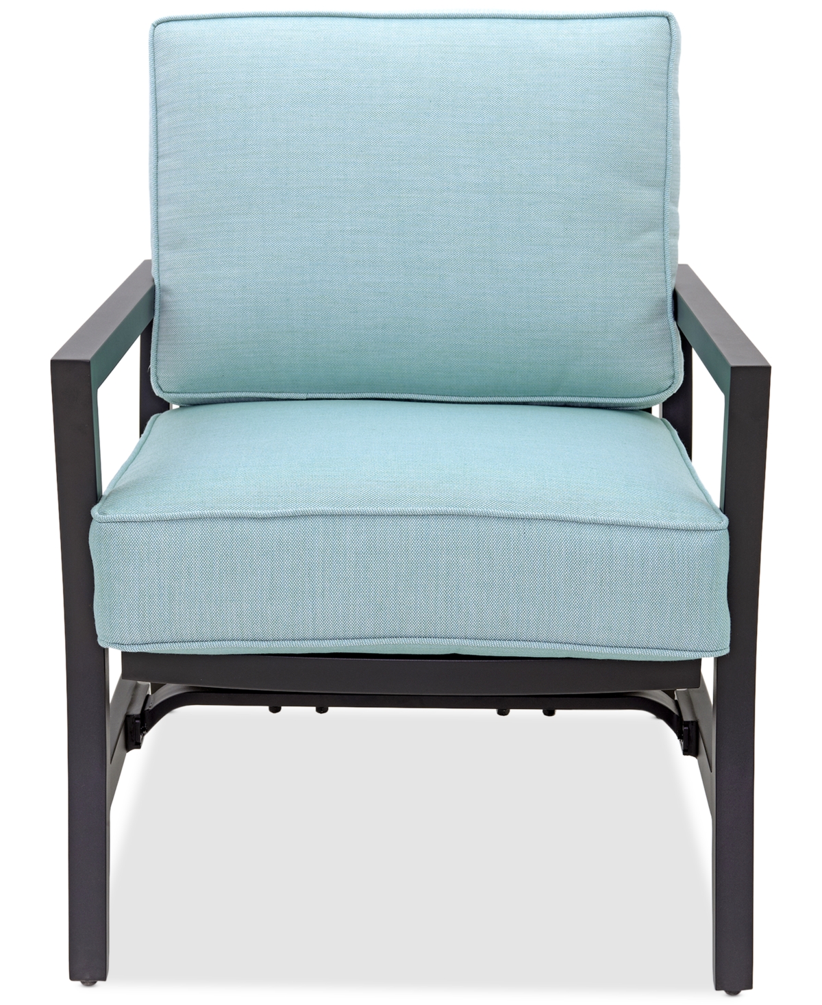 Shop Agio Astaire Outdoor 3-pc Rocker Chair Set (2 Rocker Chairs + 1 End Table) In Spa Light Blue