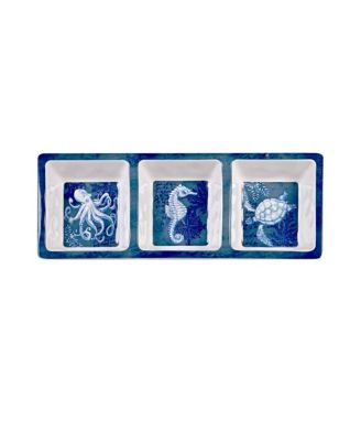 Oceanic Melamine 3 Piece Serving Set