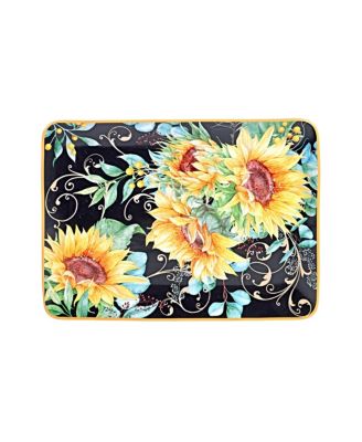 Sunflower Fields Rectangular Platter