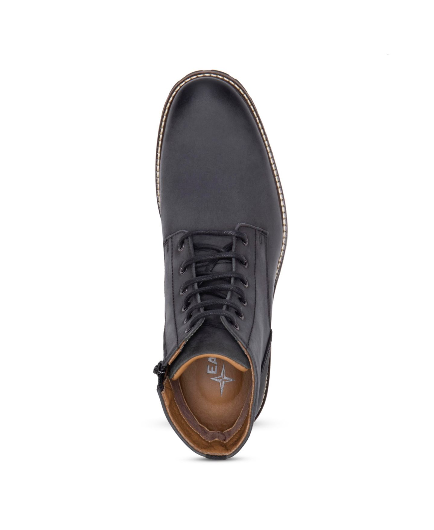 Мужские ботинки Eastland Shoe Hoyt Leather Lace-Up Ankle, цвет: Чёрный — фото 3