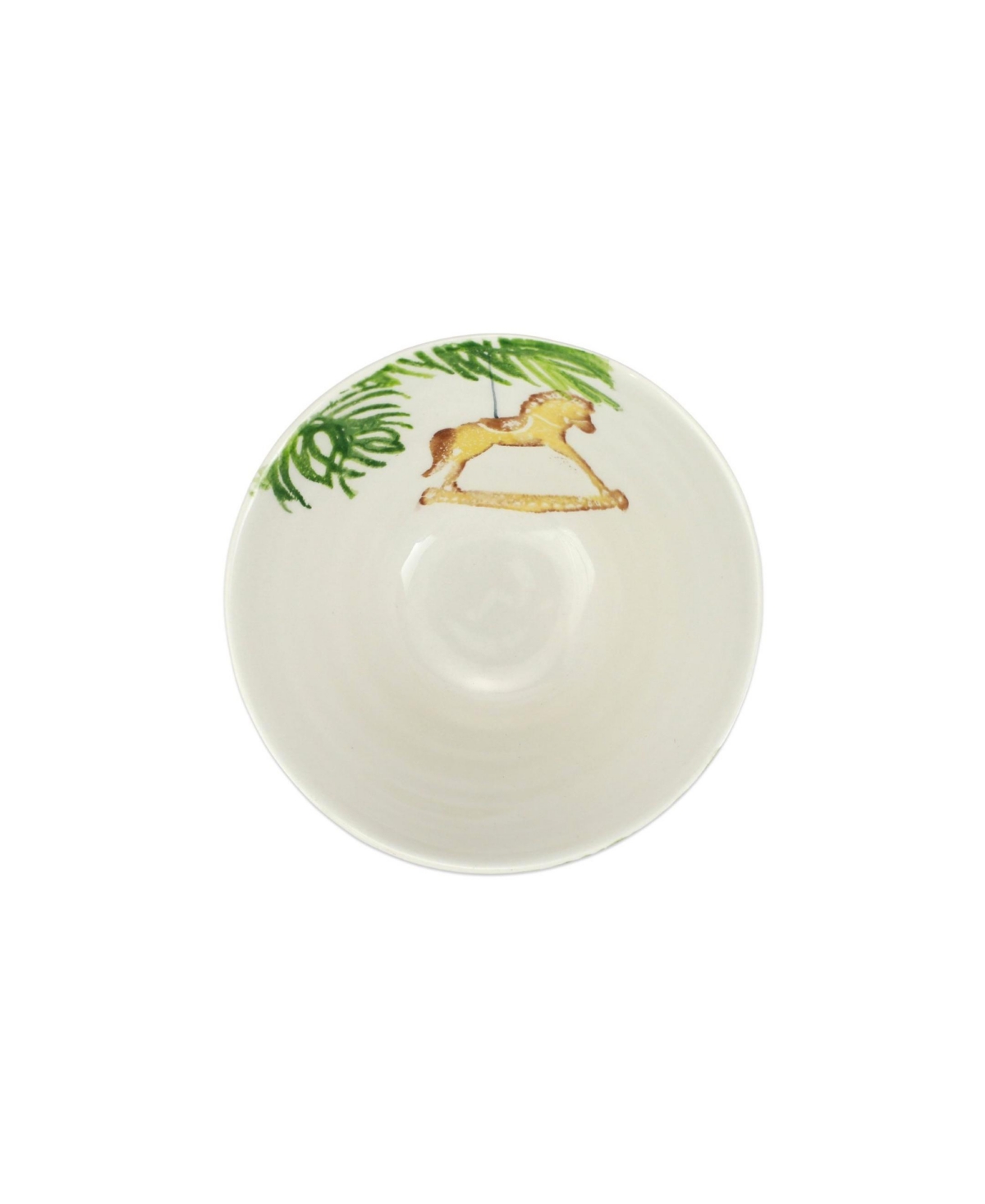 Vietri Nutcrackers Dinnerware Rocking Horse Cereal Bowl