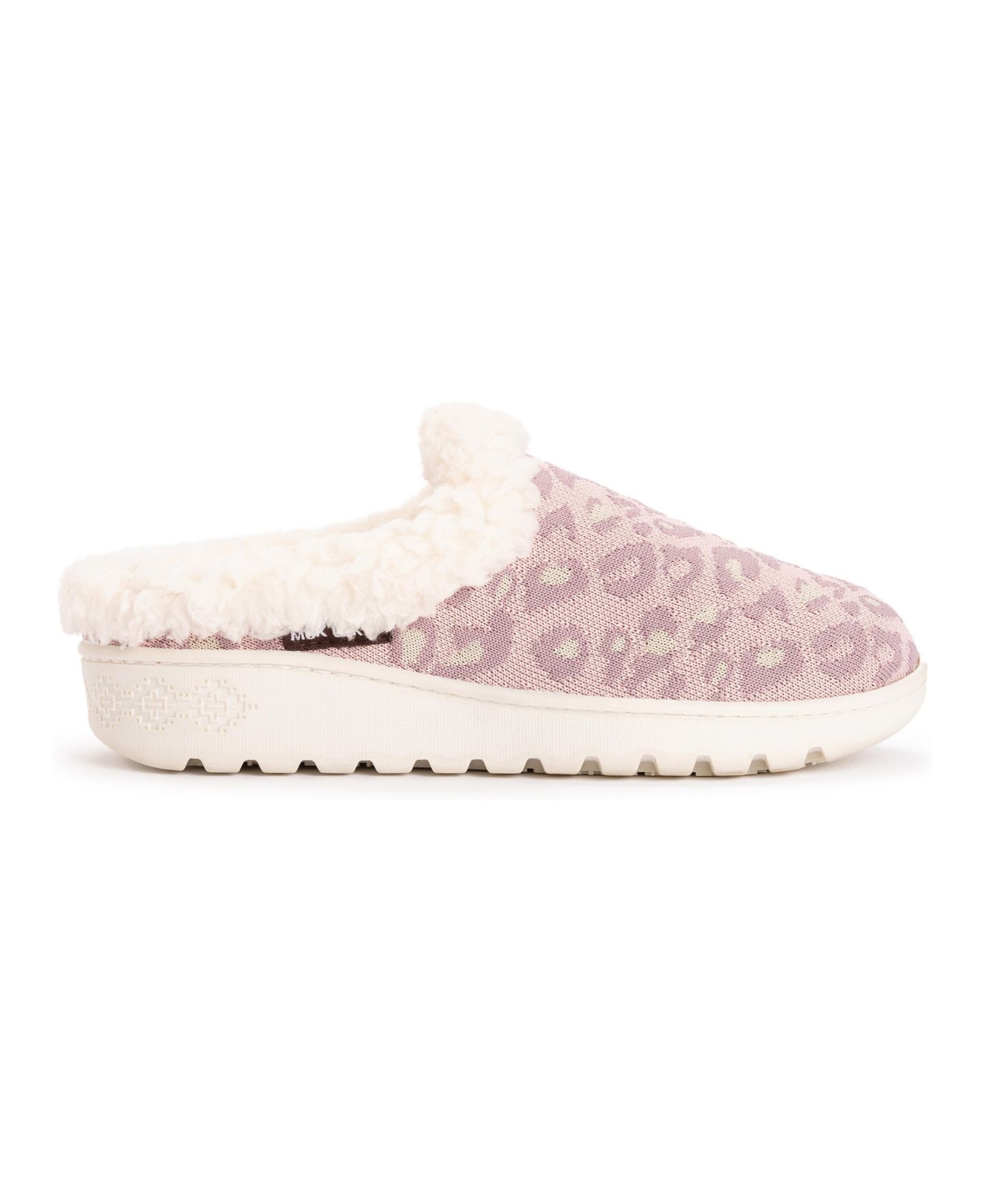 Женские тапочки MUK LUKS Nony Flyknit Slippers, цвет: Пудровый — фото 2