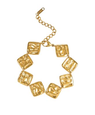 Heymaeve Stainless Steel 18K Gold Plated Classic Bracelet - Gold