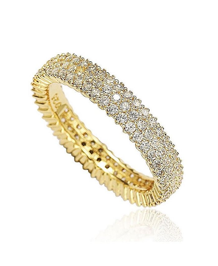 Cz pave hotsell eternity band