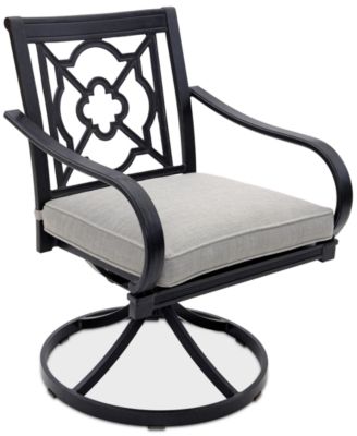CLOSEOUT! St Croix Outdoor 7-pc Dining Set (68x38" table + 4 dining chairs + 2 swivel chairs), Created for Macy's