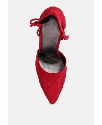 RULE-BREAKER Womens Lace Up Stiletto Sandals