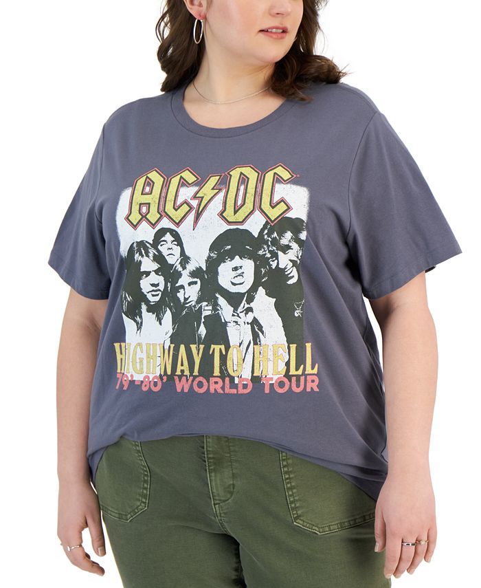 Grayson Threads, The Label Trendy Plus Size AC/DC Graphic T-Shirt - Macy's