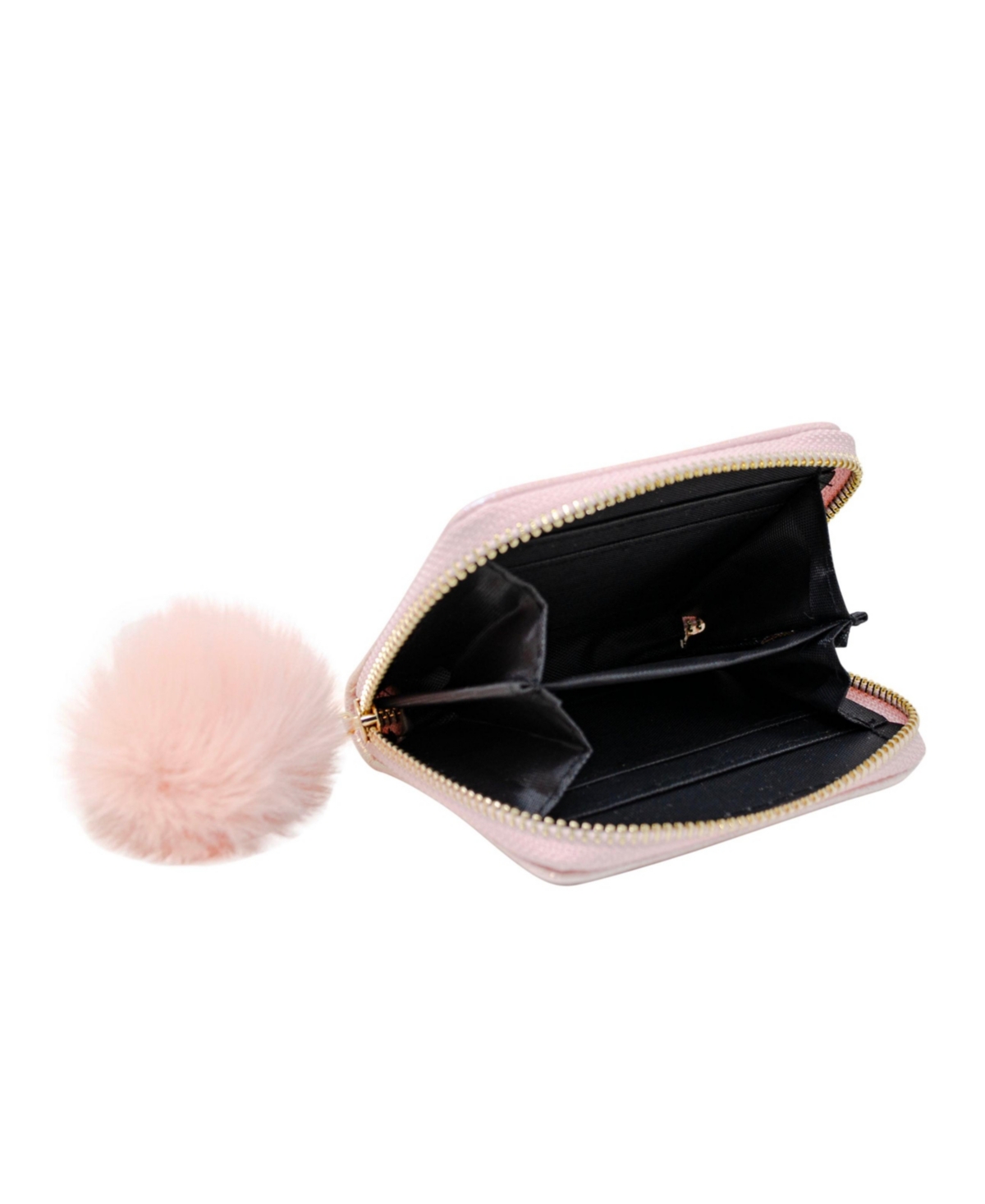 Tiny Treats + Zomi Gems GirlsShiny Heart Patch Wallet - Pink