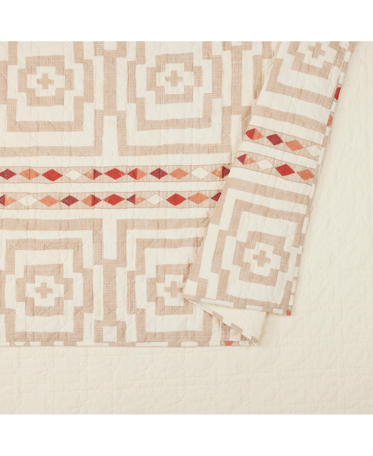 Justina Blakeney Hypnotic Geometric 3-Pc Quilt Set,