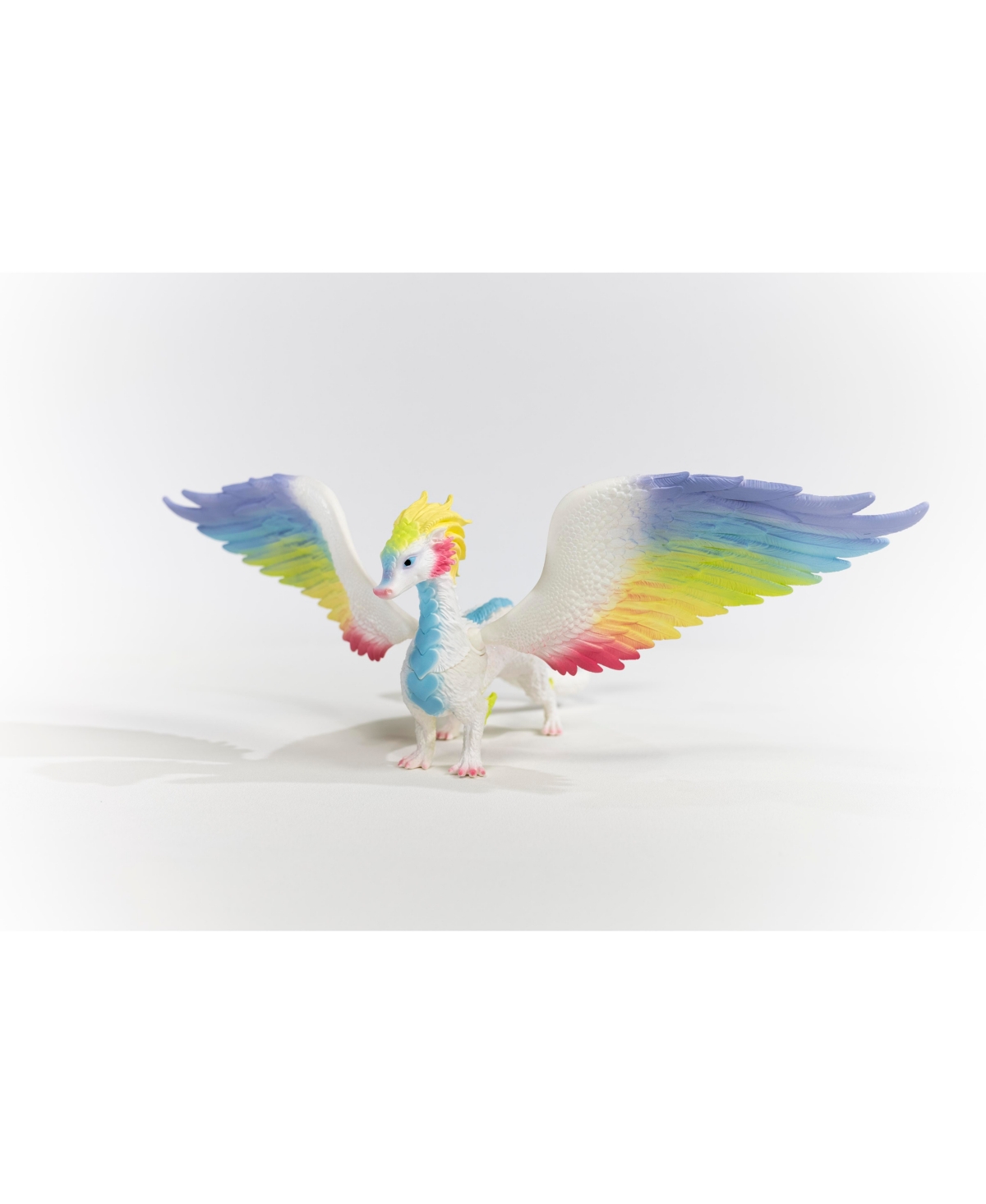 Schleich Bayala Rainbow Dragon 13" Wingspan And Movable Parts In Multi Color