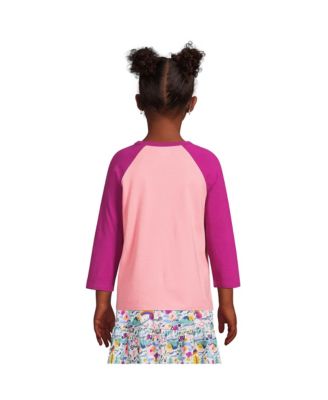 Girls Child Raglan Graphic Tee