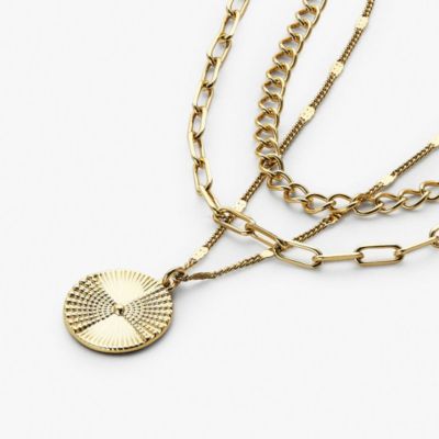 Layered Chain Necklace - Michelle Set