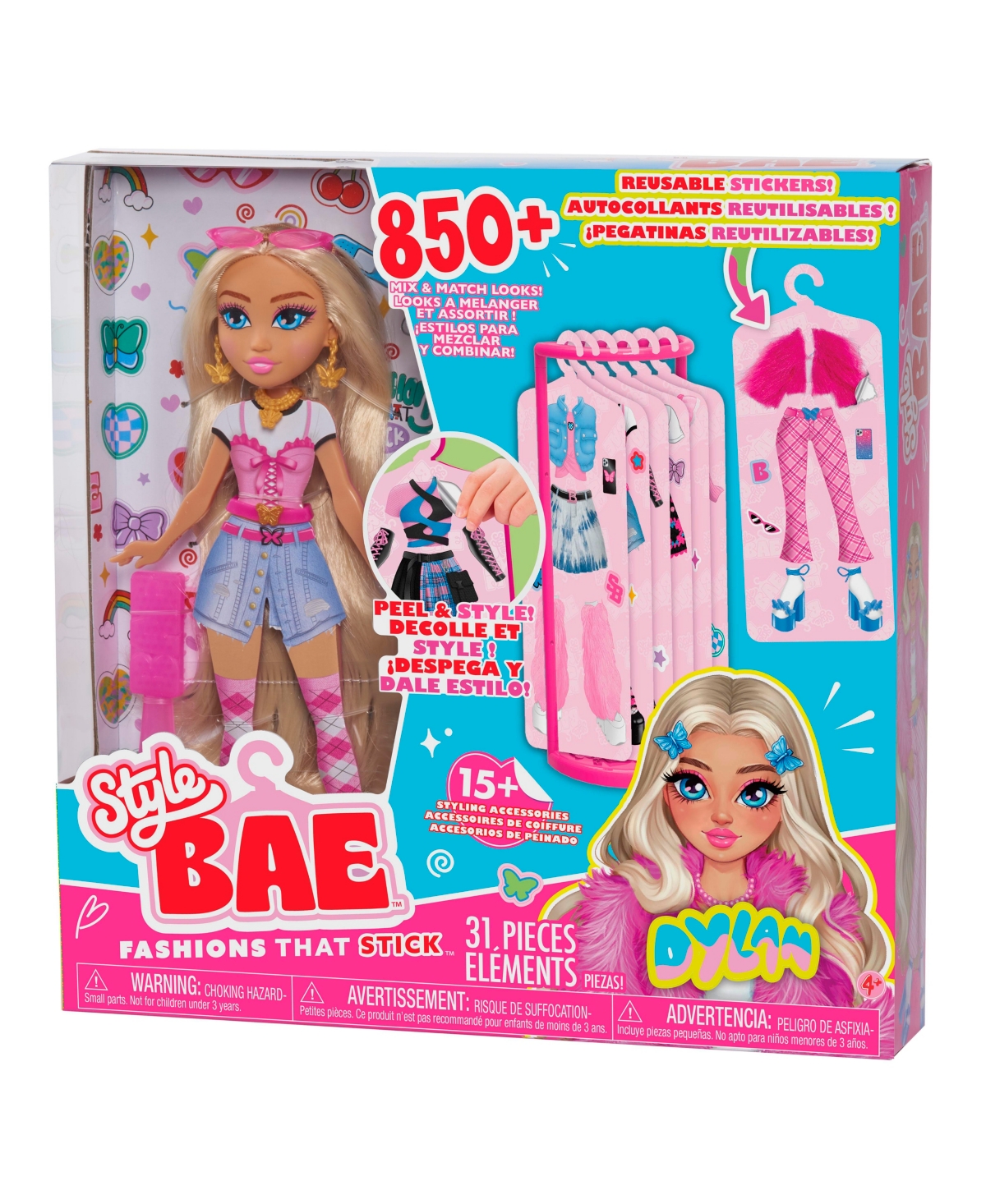 Style Bae Dylan 10" Fashion Doll And Accessories In Multi