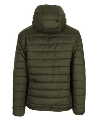 Men's Sherpa Lined Hooded Puffer Jacket