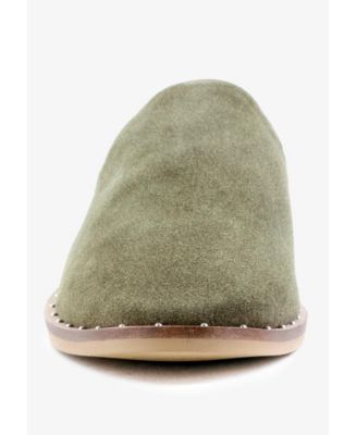 Womens Lia Handcrafted Canvas Mules