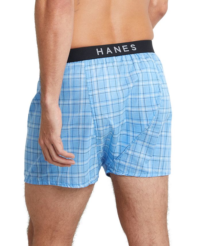 Hanes Men's 5+1 Bonus Pack Woven Boxers Macy's