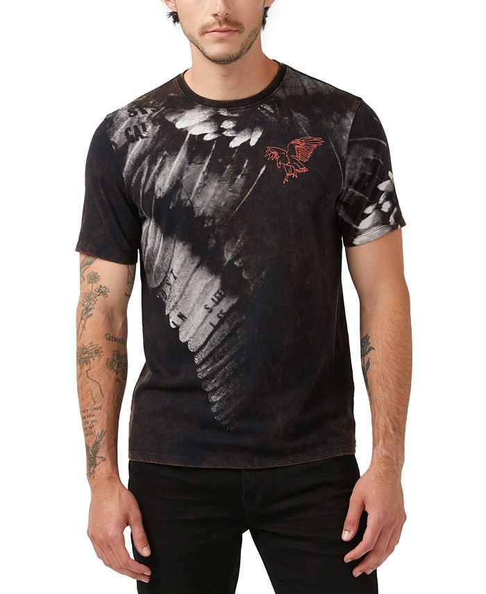 Buffalo David Bitton Men's Feather Graphic T-Shirt - Macy's