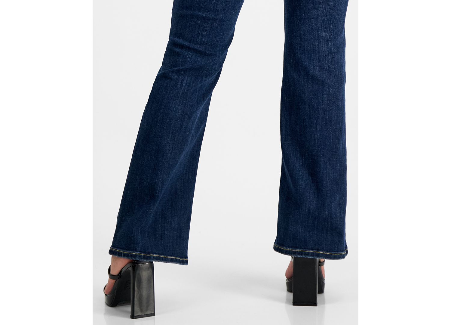 Petite Mid-Rise Bootcut Denim Jeans