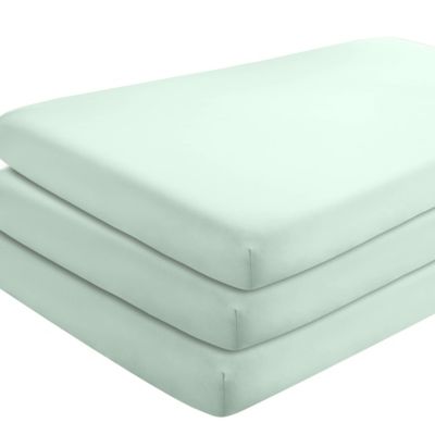 Microfiber Pack of 3 Fitted Crib Sheet, Crib