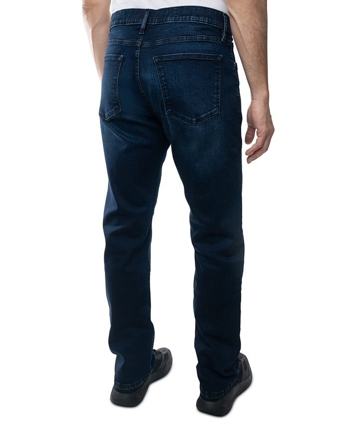 Lazer Men's Straight-Fit Stretch Jeans - Macy's